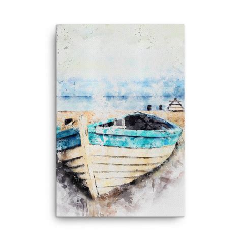 Original Artwork - Boat Canvas | Nikolovi-Art