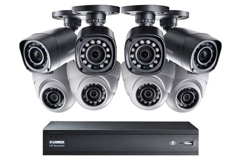 HD security camera system with full 720p recording resolution