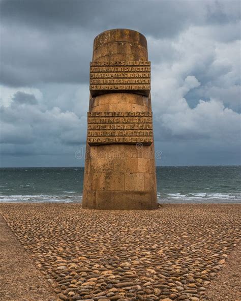 Omaha Beach Memorial stock photo. Image of anniversary - 137422136