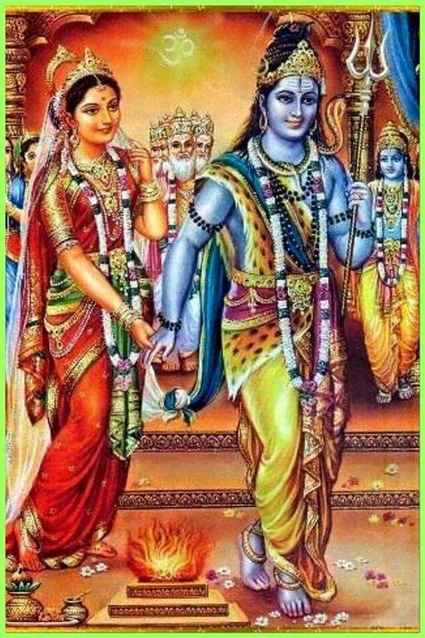 Shiv Parvati vivah | Shiva parvati images, Shiva hindu, Shiva shankar