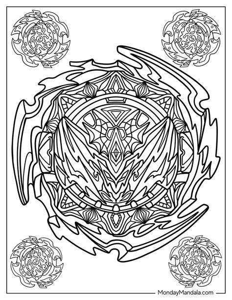 20 Beyblade Coloring Pages (Free PDF Printables)