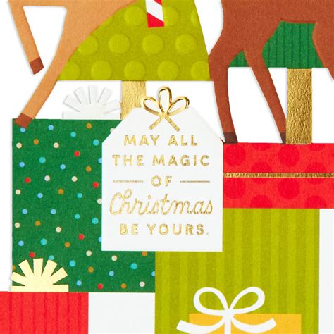 May the Magic of Christmas Be Yours Christmas Card - Greeting Cards - Hallmark