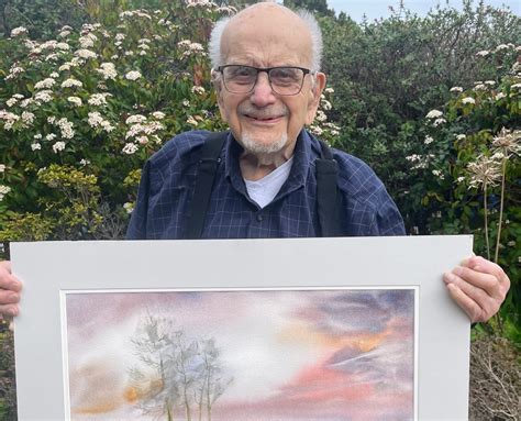 April watercolor show in Yachats features the work of 103-year-old Waldport artist • YachatsNews.com