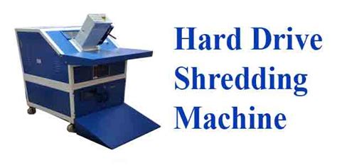 Hard Drive Shredding Machine|HDD Shredder|Shredding Hard Drives|