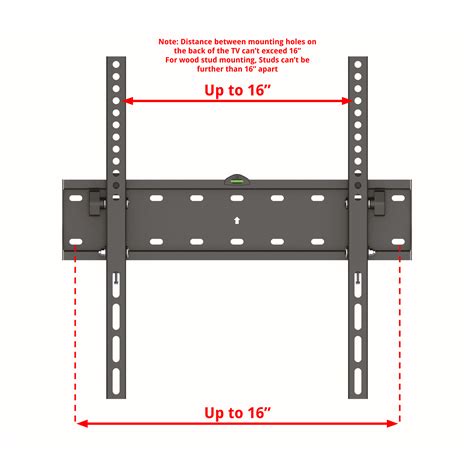 Tilting Flat Screen TV Mount Slim Ultra Profile For TVs 26"-55" | Husky Mounts