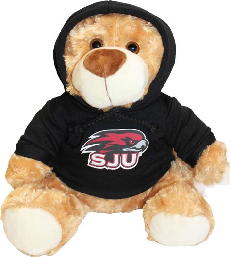 Amazon.com: Mascot Factory Saint Joseph's SJU Hawks Teddy Bear with ...