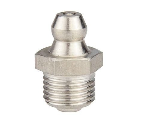 M6 x 0.75mm Metric Male Stainless Steel Grease Zerk Nipple Fitting For Grease Gun-in Valve from ...