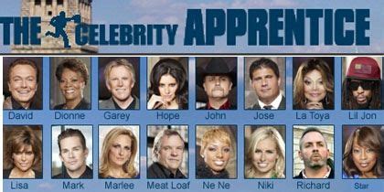 Celebrity Apprentice: New Cast | PopLeft