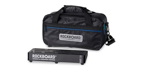 RockBoard DUO 2.0, Pedalboard with Gig Bag - Rockforth Hangs