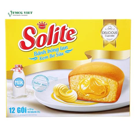 Solite Cupcake Box 276g Butter Milk X10 Wholesale Exporter » FMCG Viet