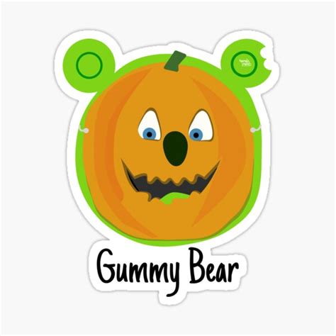 "Gummy Bear Song - Halloween special" Sticker for Sale by Aurealis ...