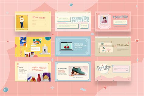 Catton Cute Pastel Powerpoint | Presentation Templates ~ Creative Market