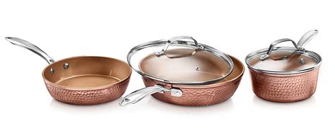 Best Buy: Gotham Steel 5pc cookware set Non Stick Hammered Copper 2692