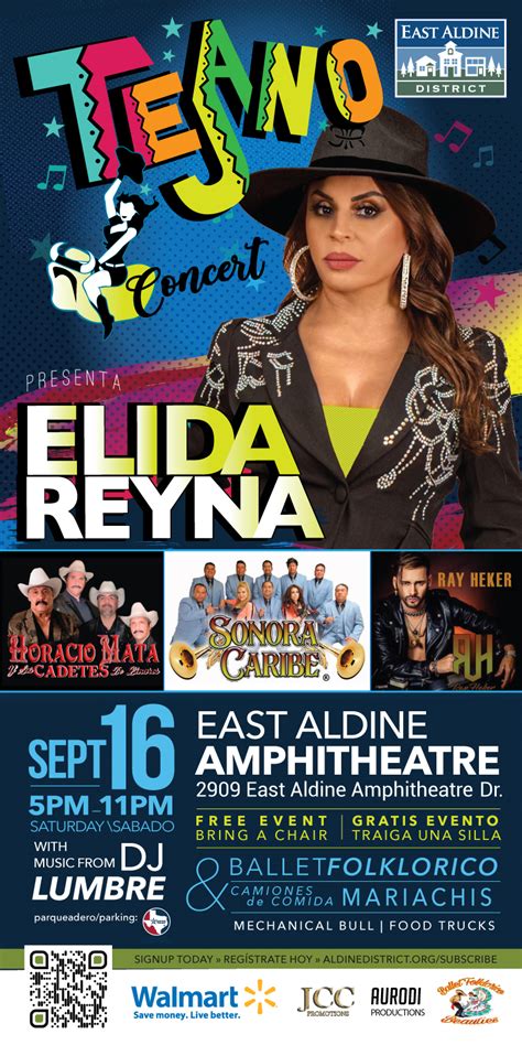 Tejano Concert, Sept. 16 – East Aldine Management District