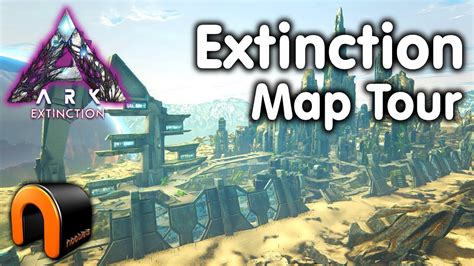 ARK EXTINCTION Full Map Tour - YouTube