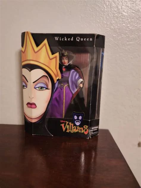 DISNEY VILLAINS &THE WICKED QUEEN" From Snow White Doll MIB! WICKED! $40.00 - PicClick