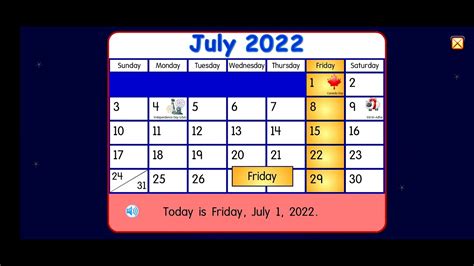 Starfall make a calendar - scapewery