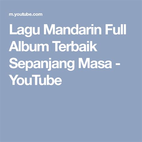 Lagu Mandarin Lama - Giat Belajar