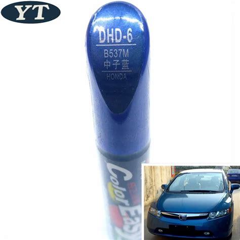 Car scratch repair pen, auto brush paint pen BLUE color for Honda ACCORD, Fit City Odeysey HRV ...