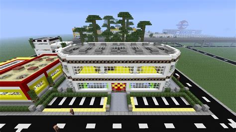 Minecraft Shopping Centre - YouTube