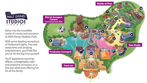 Disneyland Paris Map Studios - Freddy Bernardine