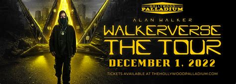 Alan Walker Tickets | 1 December 2022 | Hollywood Palladium