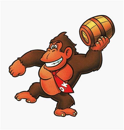 Donkey Kong - Donkey Kong With Barrel PNG Image | Transparent PNG Free Download on SeekPNG
