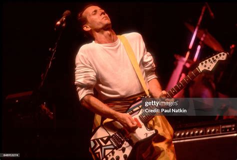 Adrian Belew of King Crimson at the Poplar Creek Music Theater in ...