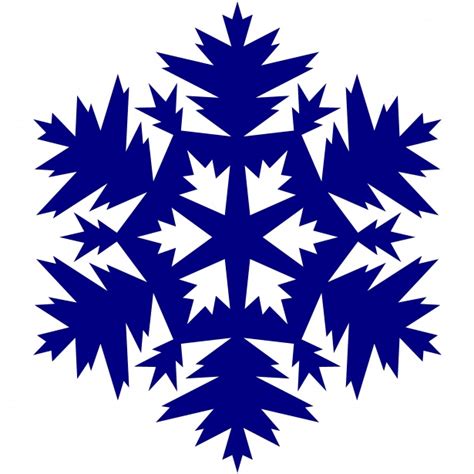 Navy Blue Snowflake Free Stock Photo - Public Domain Pictures