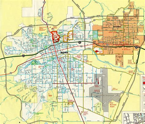 Reno Area Map