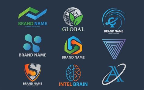 Creative Unique Business Logo Design Set - TemplateMonster