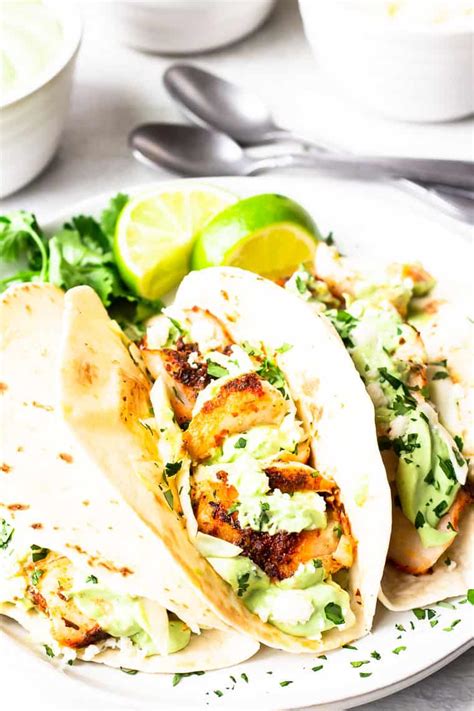 Blackened Fish Tacos - Delicious Little Bites