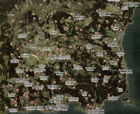 DayZ Map to Namalsk, Chernarus+, Livonia Deer Isle