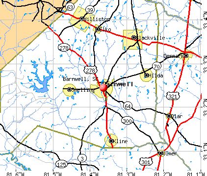 Barnwell, South Carolina (SC 29812) profile: population, maps, real ...