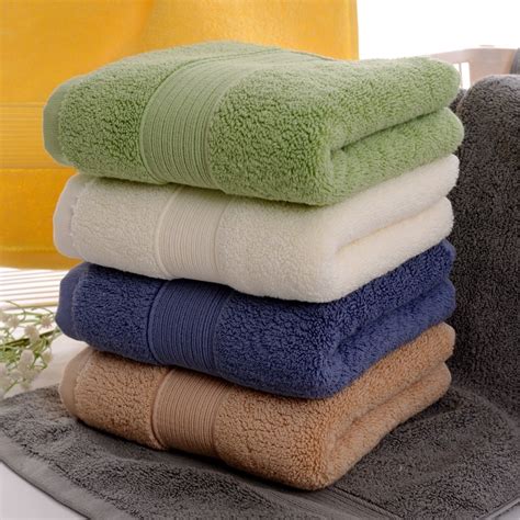 Luxury Thick Egyptian Cotton Towels for Adults 34*76cm toalha Solid Face Washcloth Men Travel ...