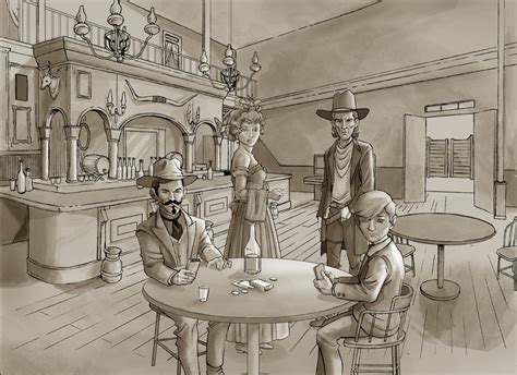 Cowboy Saloon by WagnerLuiz on DeviantArt