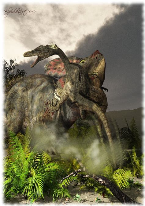 Protoceratops vs Velociraptor by Elperdido1965 on DeviantArt