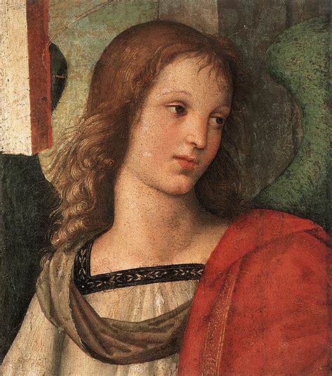 Raffaello Sanzio | Angel (fragment of the Baronci Altarpiece) (1500 - 1501) | MutualArt