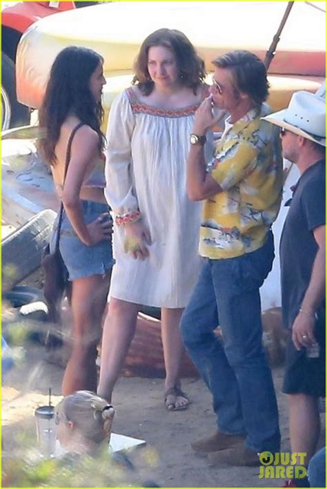 Lena Dunham & Brad Pitt Film Together on the Set of 'Once Upon a Time ...