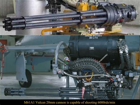 M61A1 Vulcan 20mm cannon is