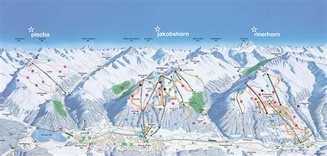 Davos Trail map - Freeride