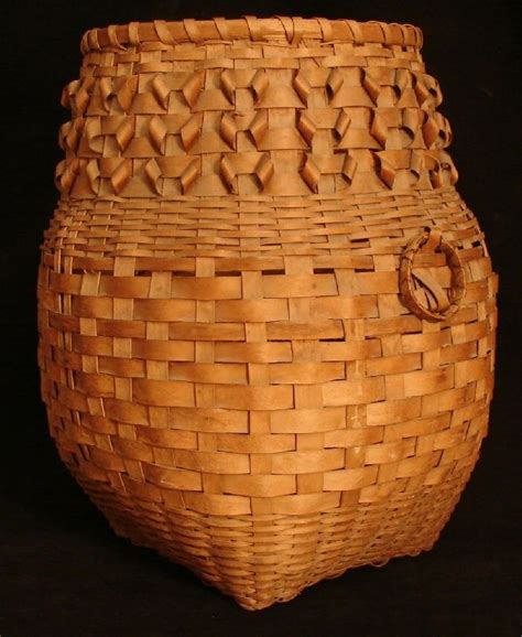 large woodlands basket Old Baskets, Berry Baskets, Vintage Baskets, Native American Artifacts ...