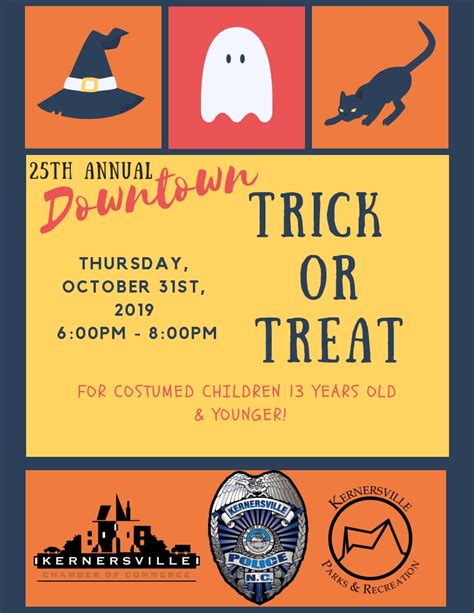 Downtown Trick or Treat 2019 – Town of Kernersville