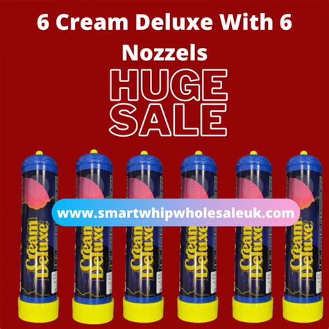 Cream Deluxe Case (6 Cylinders With 6 Nozzels) - Smartwhip Wholesale UK