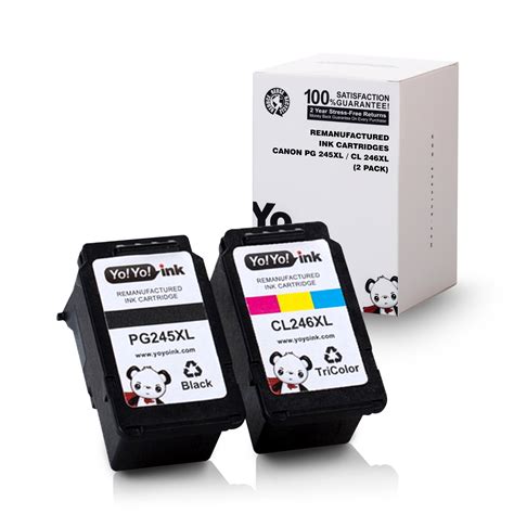 Canon PG-245 & CL-246 XL Remanufactured Ink Cartridge Combo | YoyoInk