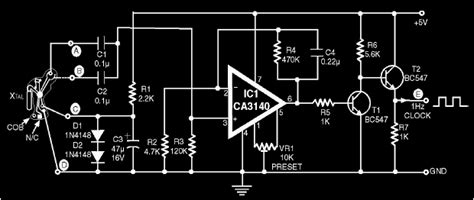 1Hz Clock Generator Circuit Using COB | Top Circuits