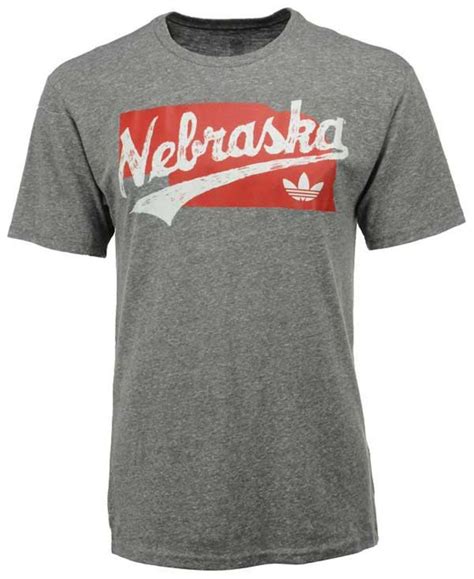 adidas Men's Nebraska Cornhuskers Statescript T-Shirt - Sports Fan Shop By Lids - Men - Macy's ...