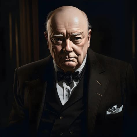 Premium AI Image | Winston Churchill Sir Winston Churchill British ...