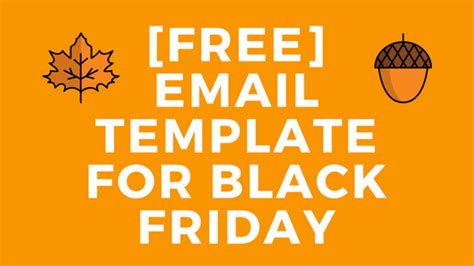 [FREE EMAIL TEMPLATE] Black Friday | Smartmail