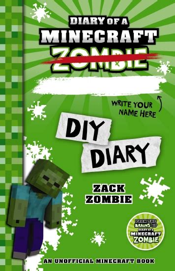 Product: Diary of a Minecraft Zombie: DIY Diary - Book - School Essentials